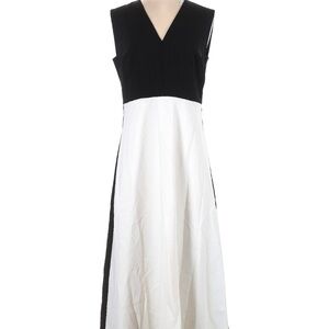 Ann Taylor Black and White Sleeveless Dress